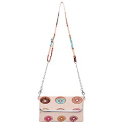 Donut Sweets Baking Food Tasty Mini Crossbody Handbag by Pakrebo