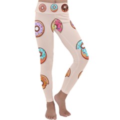 Donut Sweets Baking Food Tasty Kids  Lightweight Velour Classic Yoga Leggings by Pakrebo