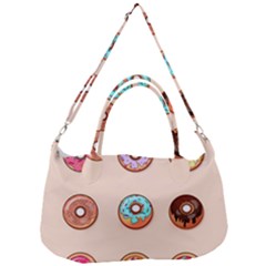 Donut Sweets Baking Food Tasty Removal Strap Handbag by Pakrebo