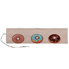 Donut Sweets Baking Food Tasty Roll Up Canvas Pencil Holder (l) by Pakrebo