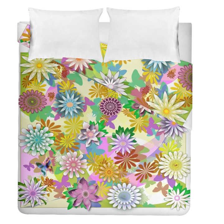 Illustration Pattern Abstract Duvet Cover Double Side (Queen Size)