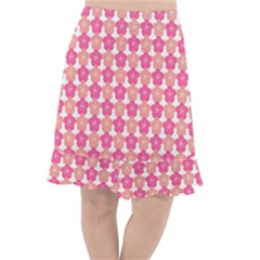 Sakura Flower Pattern Fishtail Chiffon Skirt by Pakrebo