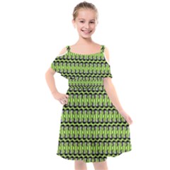 Guitars Musical Instruments Music Kids  Cut Out Shoulders Chiffon Dress