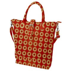 Wallpaper Illustration Pattern Buckle Top Tote Bag by Pakrebo