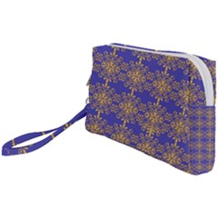 Pattern Wallpaper Ornament Retro Wristlet Pouch Bag (small)