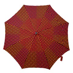 Pattern Textile Structure Abstract Hook Handle Umbrellas (medium) by Pakrebo