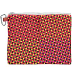 Pattern Textile Structure Abstract Canvas Cosmetic Bag (xxxl) by Pakrebo