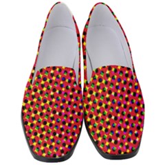 Pattern Textile Structure Abstract Women s Classic Loafer Heels by Pakrebo