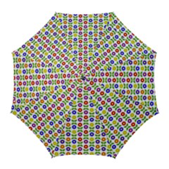 Flowers Colors Colorful Flowering Golf Umbrellas by Pakrebo