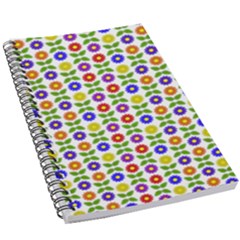 Flowers Colors Colorful Flowering 5 5  X 8 5  Notebook by Pakrebo