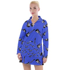 Guitar Instruments Music Rock Women s Long Sleeve Casual Dress