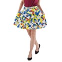 Pop Art Camouflage 2 A-Line Pocket Skirt View1