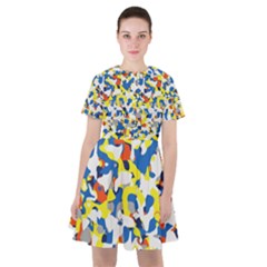 Pop Art Camouflage 2 Sailor Dress