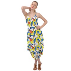 Pop Art Camouflage 2 Layered Bottom Dress by impacteesstreetweareight