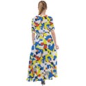 Pop Art Camouflage 2 Waist Tie Boho Maxi Dress View2