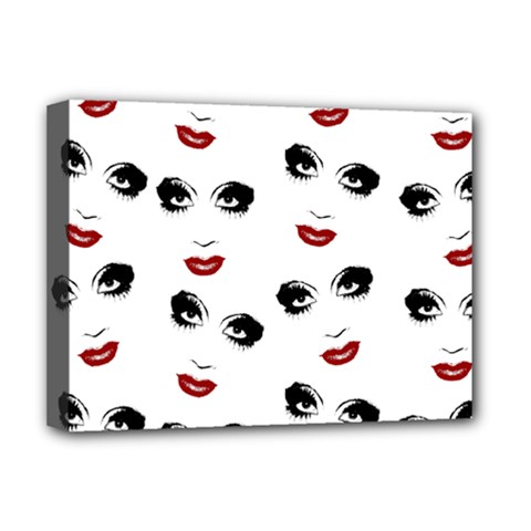 Bianca Del Rio Pattern Deluxe Canvas 16  X 12  (stretched)  by Valentinaart