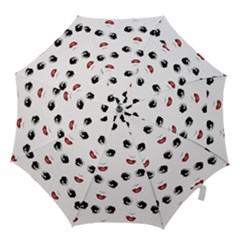 Bianca Del Rio Pattern Hook Handle Umbrellas (large) by Valentinaart