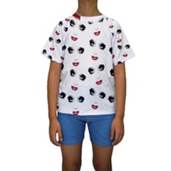 Bianca Del Rio Pattern Kids  Short Sleeve Swimwear by Valentinaart