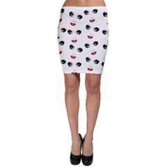 Bianca Del Rio Pattern Bodycon Skirt by Valentinaart