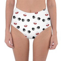 Bianca Del Rio Pattern Reversible High-waist Bikini Bottoms