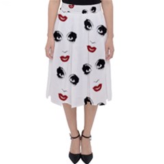 Bianca Del Rio Pattern Classic Midi Skirt by Valentinaart