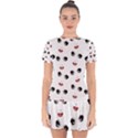 Bianca Del Rio pattern Drop Hem Mini Chiffon Dress View1