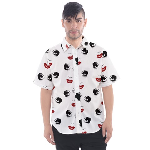 Bianca Del Rio Pattern Men s Short Sleeve Shirt by Valentinaart