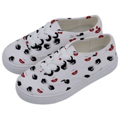 Bianca Del Rio Pattern Kids  Classic Low Top Sneakers by Valentinaart