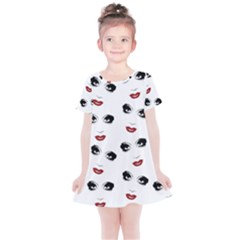 Bianca Del Rio Pattern Kids  Simple Cotton Dress by Valentinaart