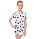 Bianca Del Rio pattern Kids  Mesh Tee and Shorts Set View1