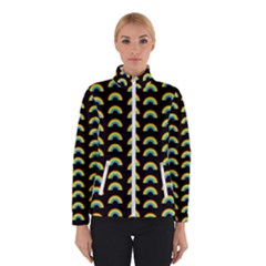 Pride Rainbow Flag Pattern Winter Jacket by Valentinaart