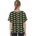 Pride rainbow flag pattern V-Neck Dolman Drape Top View2