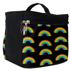 Pride Rainbow Flag Pattern Make Up Travel Bag (small) by Valentinaart