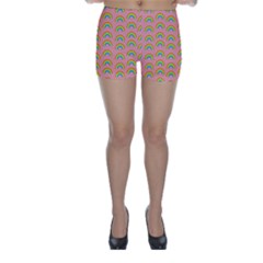 Pride Rainbow Flag Pattern Skinny Shorts by Valentinaart