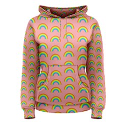 Pride Rainbow Flag Pattern Women s Pullover Hoodie by Valentinaart