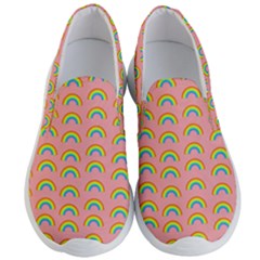 Pride Rainbow Flag Pattern Men s Lightweight Slip Ons by Valentinaart