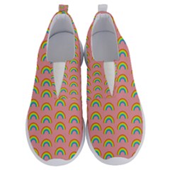 Pride Rainbow Flag Pattern No Lace Lightweight Shoes by Valentinaart