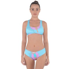 Lady In The Pool Criss Cross Bikini Set by Valentinaart