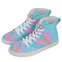 Lady in the pool Women s Hi-Top Skate Sneakers View2