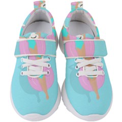 Lady In The Pool Kids  Velcro Strap Shoes by Valentinaart