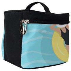 Lady In The Pool Make Up Travel Bag (big) by Valentinaart