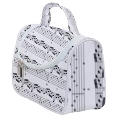 Notes Lines Music Satchel Handbag by Mariart