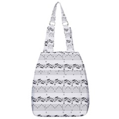 Notes Lines Music Center Zip Backpack