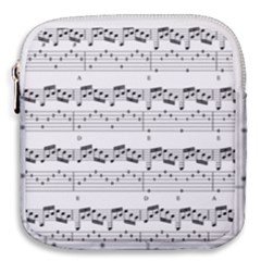 Notes Lines Music Mini Square Pouch by Mariart