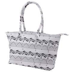 Notes Lines Music Canvas Shoulder Bag by Mariart