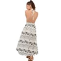 Notes Lines Music Backless Maxi Beach Dress View2