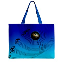 Music Reble Sound Concert Zipper Mini Tote Bag