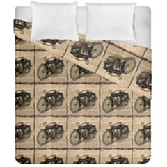 Indian Motorcycle Duvet Cover Double Side (california King Size) by ArtworkByPatrick