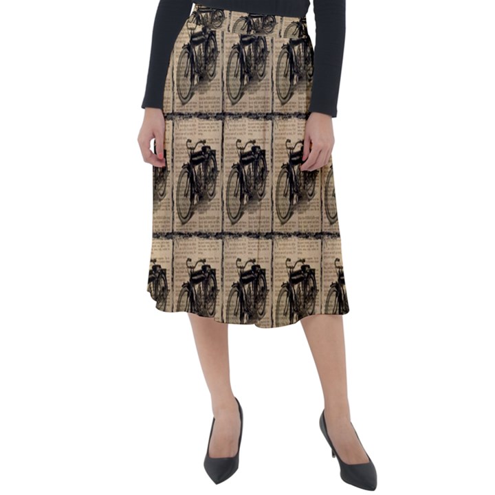 Indian Motorcycle Classic Velour Midi Skirt 