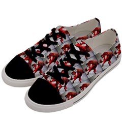 Horse Men s Low Top Canvas Sneakers by ArtworkByPatrick